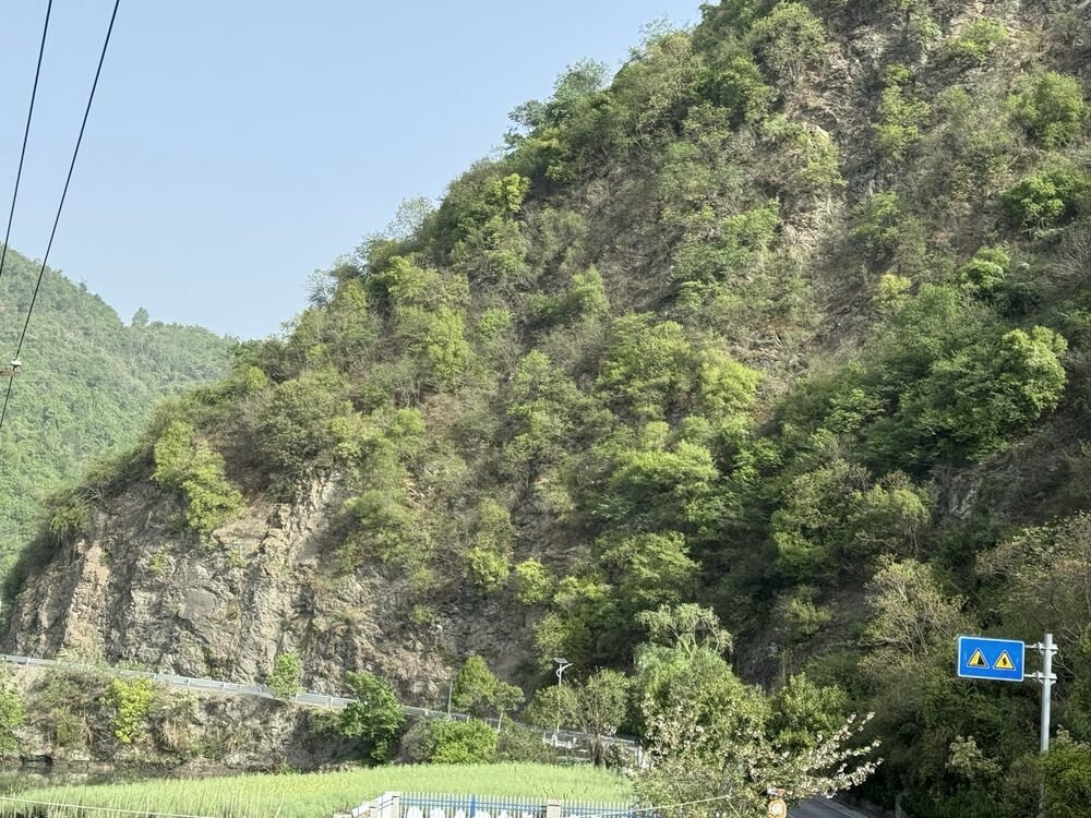湖北 G241 保康段施工前坡面原始状态